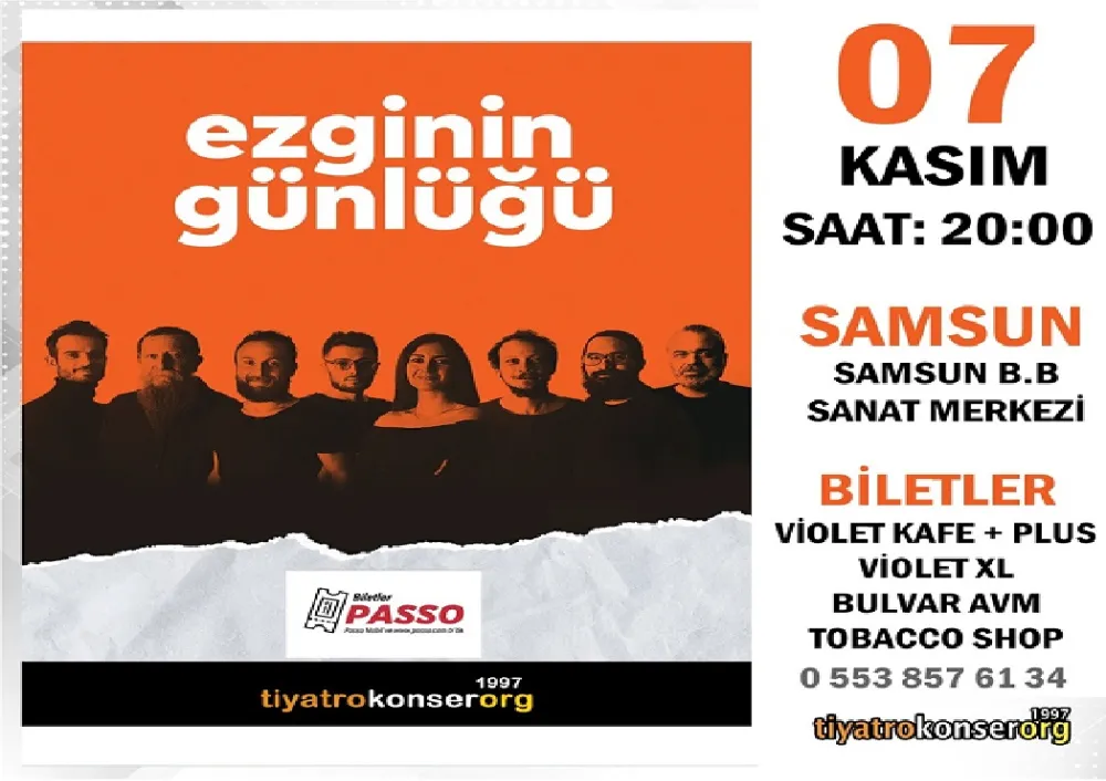 SAMSUN’DA EZGİNİN GÜNLÜĞÜ’NDEN KONSER