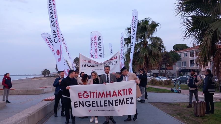 CHP ATAKUM GENÇLİK KOLLARI; GENÇLERİN PROBLEMLERİNİ SAYMAKLA BİTİRMEK MÜMKÜN DEĞİL!