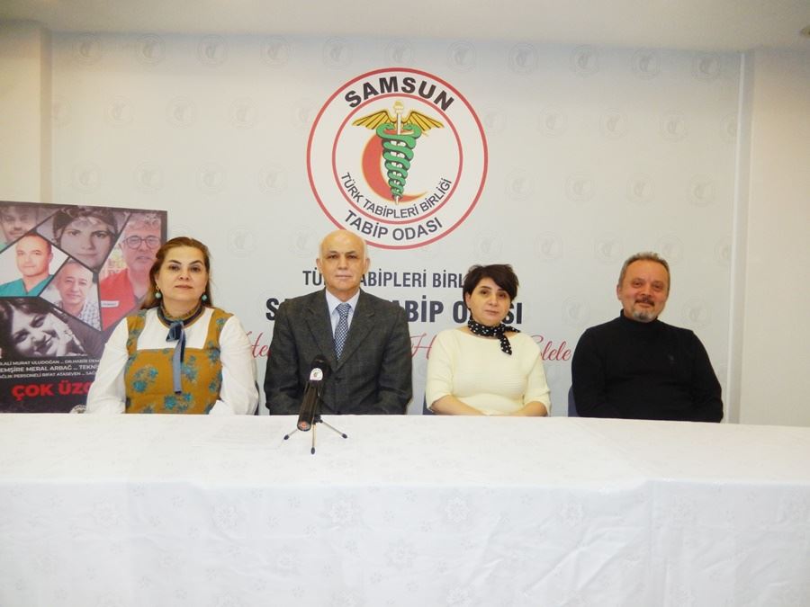 SAMSUN TABİP ODASI; “YAŞATMAK İÇİN YAŞAMAK VE SAĞLIKLI OLMAK İSTİYORUZ!