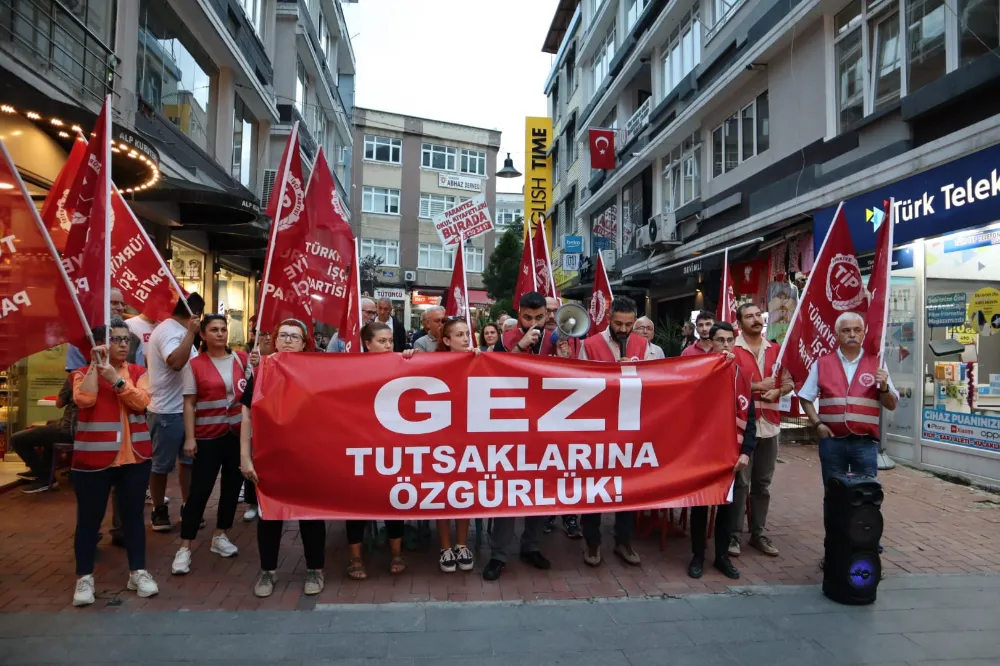 GEZİ DAVASINA BİR TEPKİ DE TİP SAMSUN İL ÖRGÜTÜNDEN GELDİ.