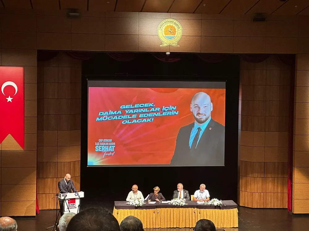 CHP ATAKUM İLÇE BAŞKANLIĞI MÜHRÜNÜ ÜYELER SERHAT TÜRKL’E VERDİLER!