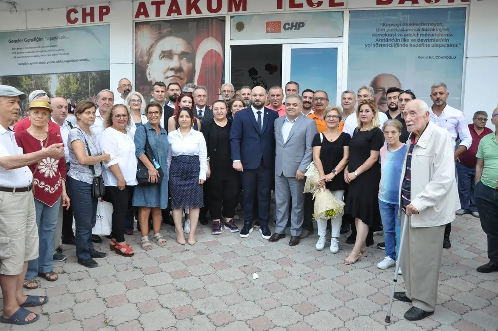 CHP ATAKUM’DA BAYRAK DEĞİŞİMİ; SERHAT TÜRKEL GÖREVE BAŞLADI