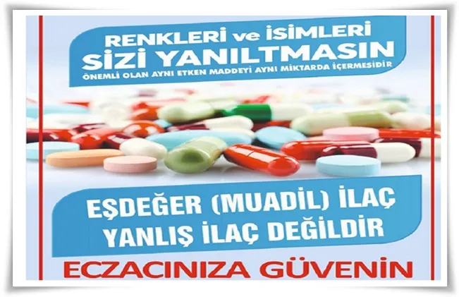 ECZ. KARACAN; EŞDEĞER İLAÇ GÜVENLİ İLAÇTIR