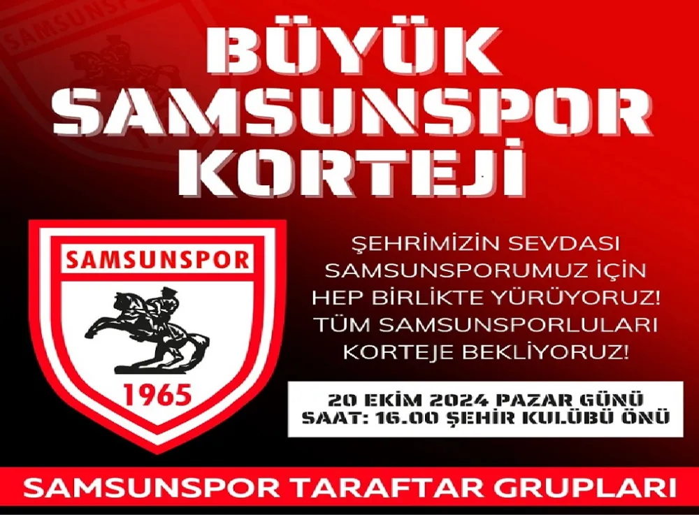 Taraftarlar yürüyüş izni için dilekçe verdi. Samsunspor taraftarlarından yürüyüş çağrısı