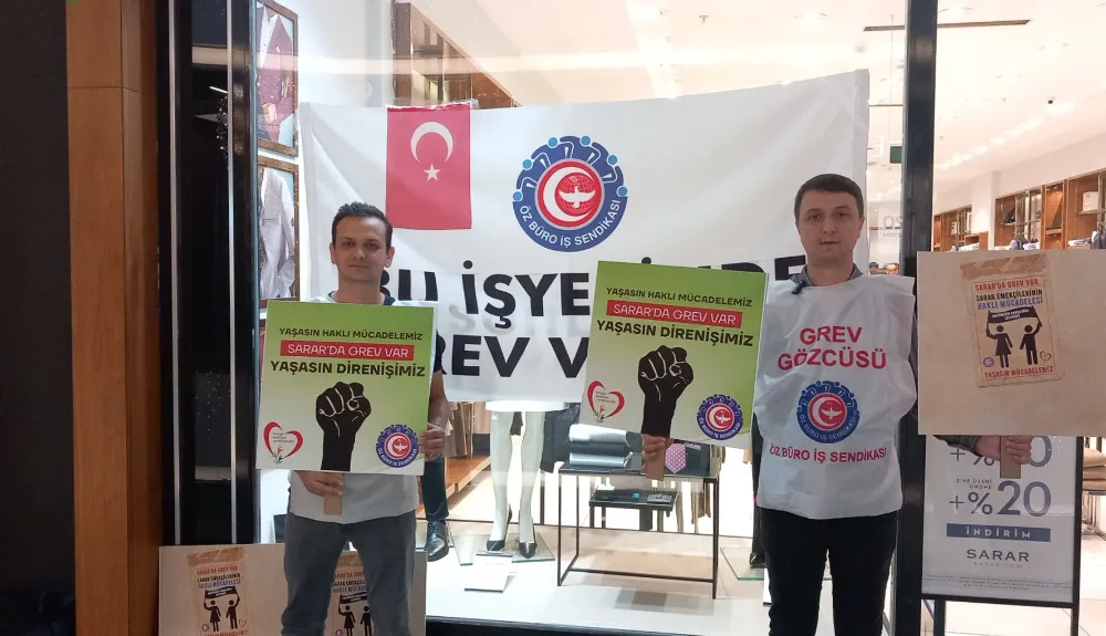 SARAR çalışanları Samsun’da da Grev’de