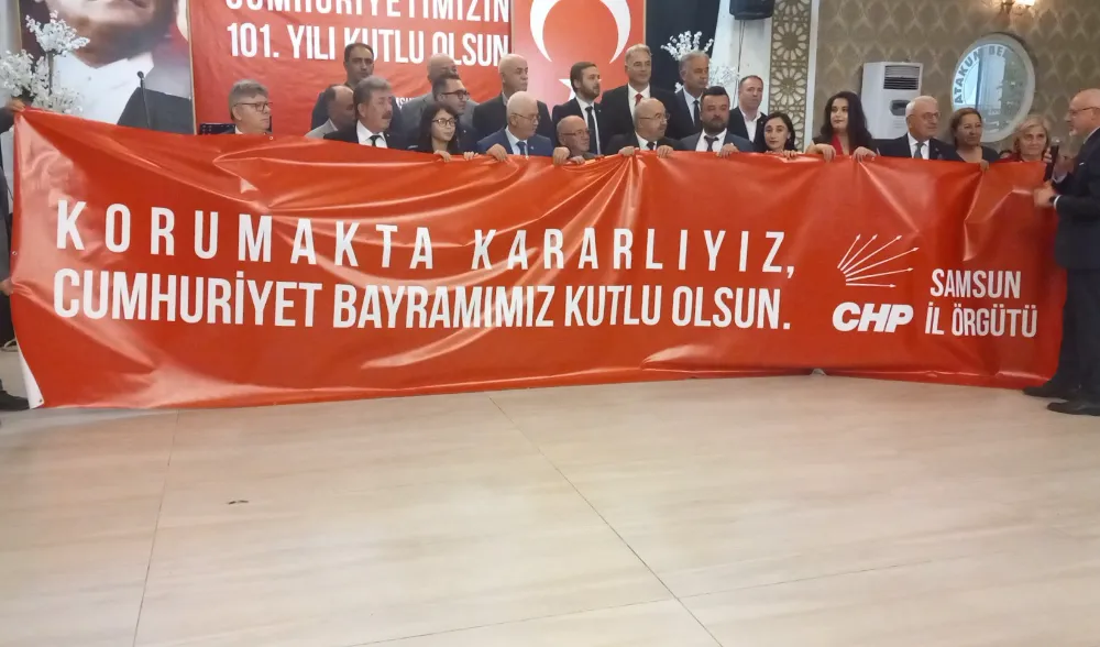 CHP Samsun il örgütünden tiyatrolu Cumhuriyet Bayramı kutlaması