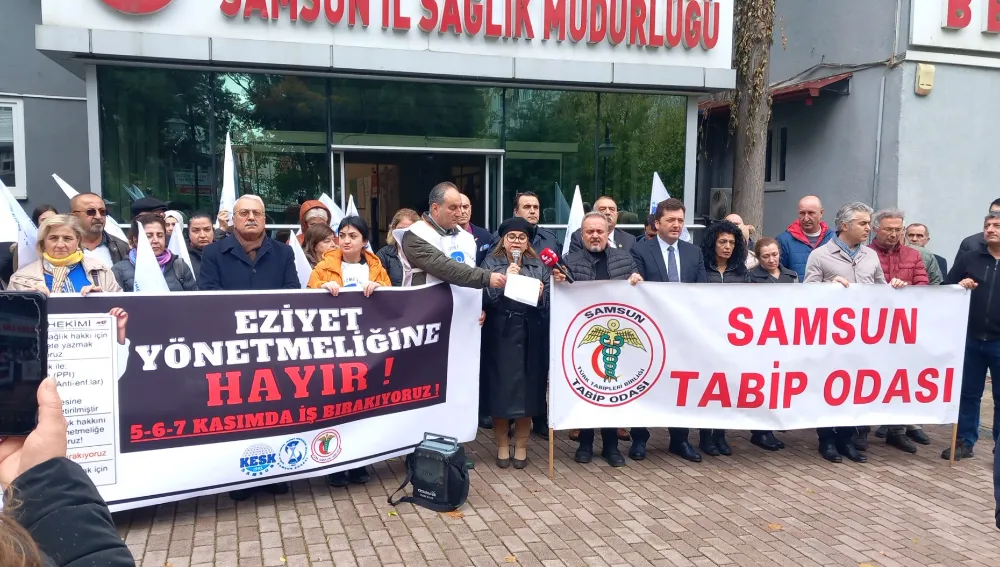 Samsun Tabip Odası başkanı Dr. Aydoğdu; “Eziyet Yönetmeliğini geri çekin!”