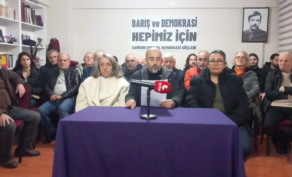 Samsun Emek ve Demokrasi Güçleri; Barış savaşın bitmesiyle gerçekleşmez.