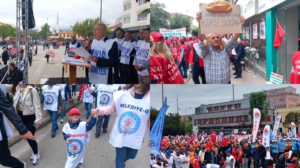 SAMSUN’DA 1 MAYIS COŞKUYLA KUTLANDI!