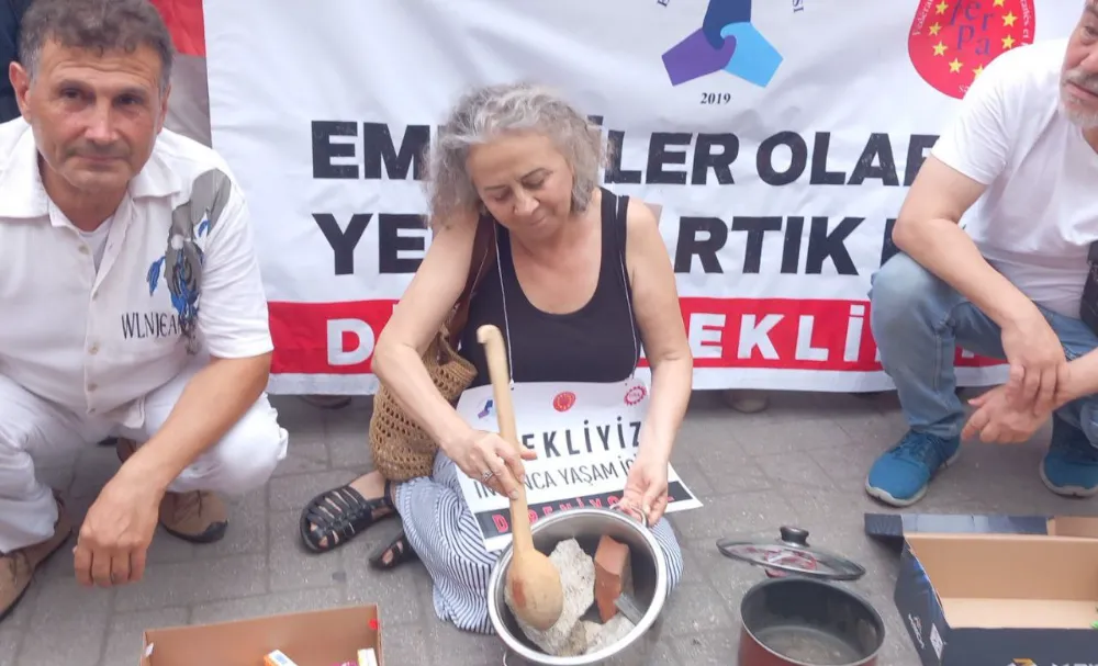 DİSK Emekli-Sen Samsun şube başkanı Arif Kutlu; Bizi öldüren iktidara sesleniyoruz