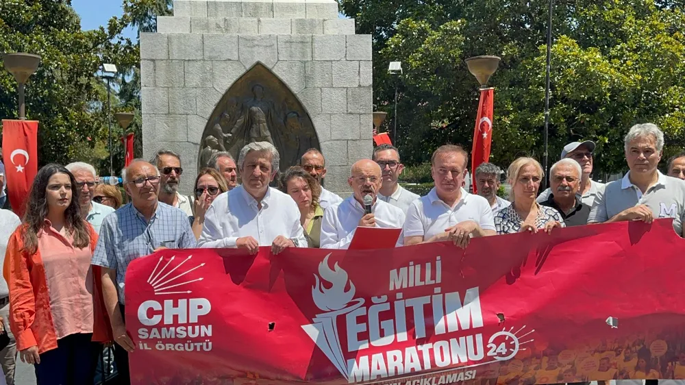   CHP Samsun il başkanlığından 24 saat eğitim maratonu açıklaması