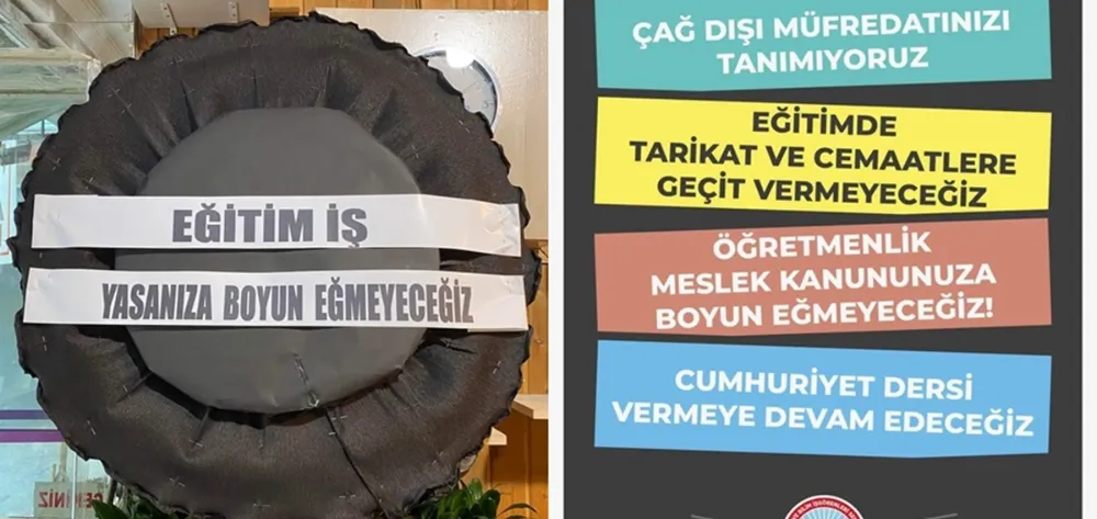 Samsun Eğitim-İş şube başkanı Gündüz; “Öğretmenlik bitirme kanununa asla boyun eğmeyeceğiz!”