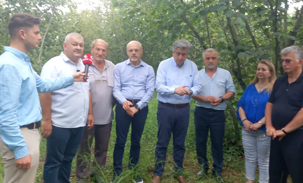 CHP Samsun il örgütü Çarşambalı fındık üreticisini Giresun fındık mitingi için  çağrıda bulundu