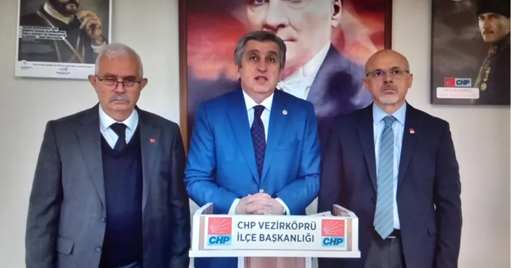 CHP’li Samsun Milletvekili Çan; DSİ Vezirköprü’de tarımsal sulama için toplanan suyu SASKİ’ye sattı.