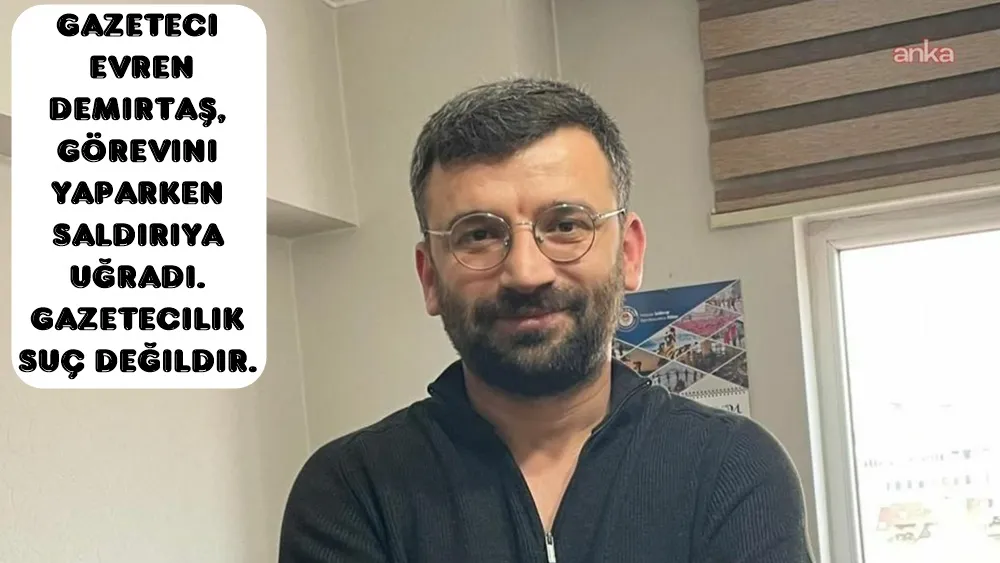 “Gazeteciye Yumruk, Demokrasiye Darbe!” 