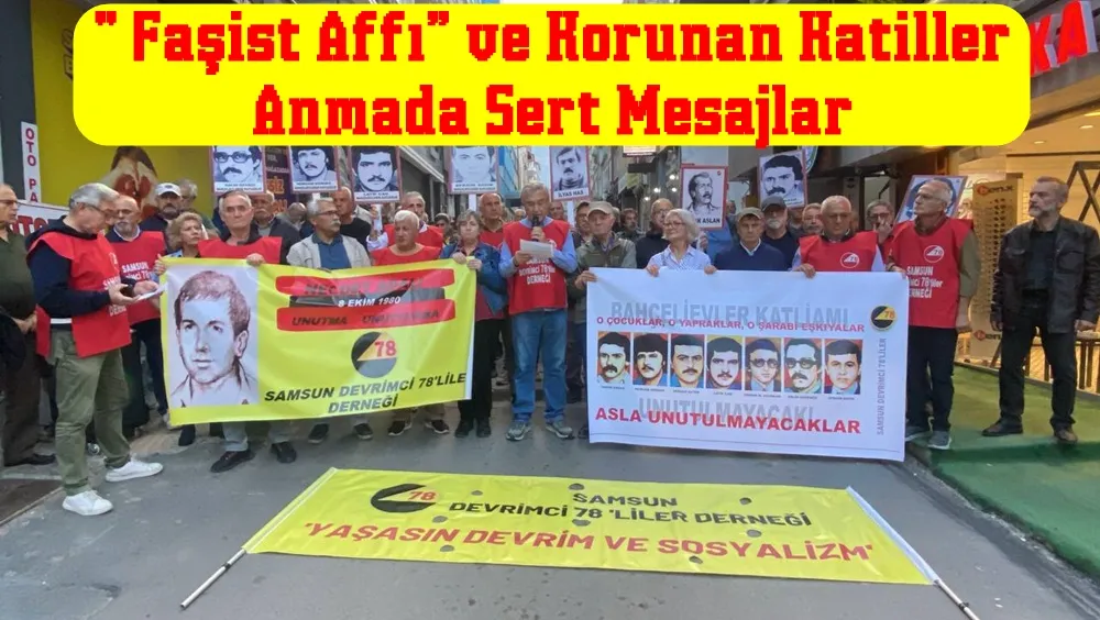 Bahçelievler ve darbe katliamlarını unutturmayacağız.