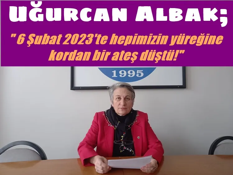 KESK Samsun dönem sözcüsü Uğurcan Albak: Öfkeliyiz, 6 Şubat 2023