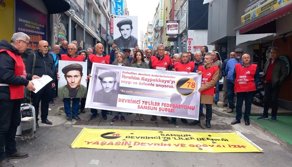 Devrimci 78’liler Derneği Samsun şube başkanı Cahit Kolukısa; Mayıs ayların en kızılıdır! 
