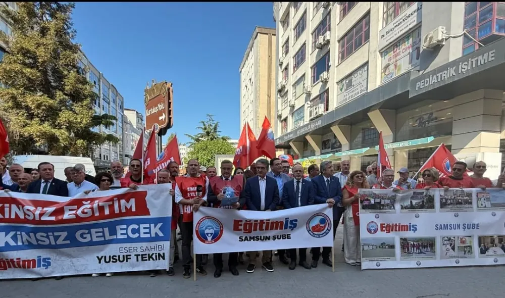 Eğitim-İş Samsun şube başkanı Gündüz; “Artık hepimiz hep birlikte Tekin’siz bir geleceğe bakıyoruz.”