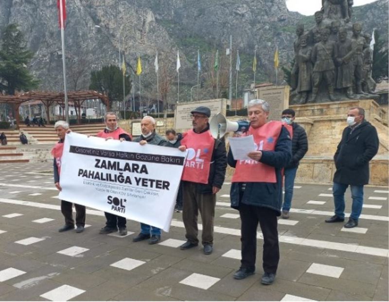  Amasya SOL PARTİ’den Zamlara ve Pahalılığa Yeter Açıklaması!