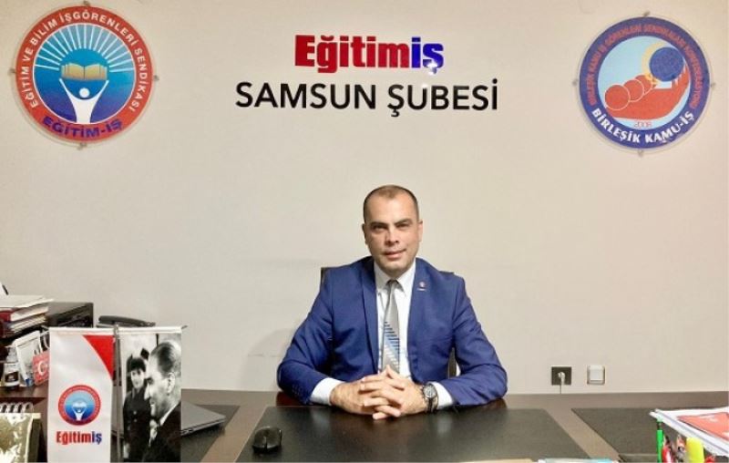 EĞİTİM-İŞ SAMSUN ŞUBE BAŞKANI ERKEN’İN BAYRAM MESAJI; CUMHURİYETİMİZİN 99. YILDÖNÜMÜ KUTLU OLSUN!