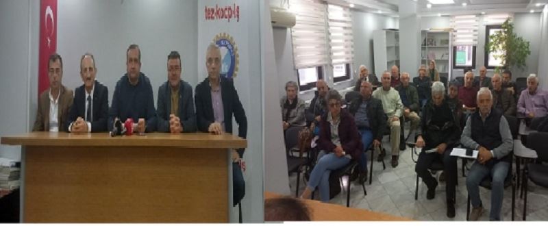 TEZ-KOOP-İŞ İŞÇİLERİ OMÜ’DE GREV KARARINI İŞYERLERİNE ASTILAR…